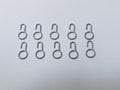 DF65V6-V8 Stainless steel Sail Clew Hook (Pk 10) 2025 version